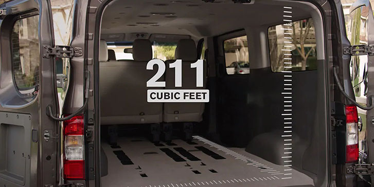 2021 Nissan NV Passenger comfort