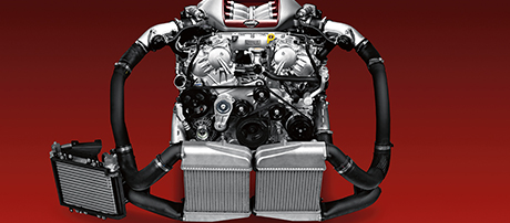 565-HP VR38 Twin-Turbo Engine