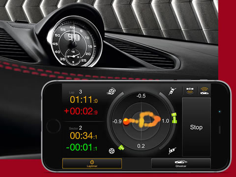 Porsche Track Precision app.