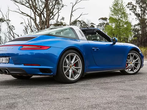 2017 Porsche 911 Targa appearance