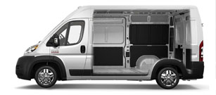 2018 RAM Promaster sidewalls