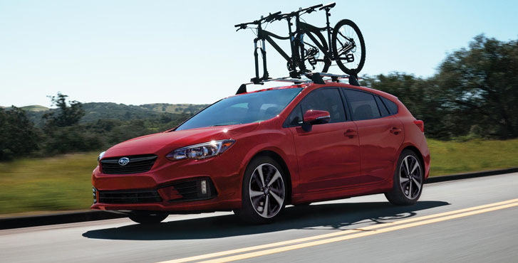 subaru impreza bike rack