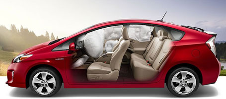 2015 Toyota Prius airbags