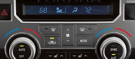 2015 Toyota Tundra climate control