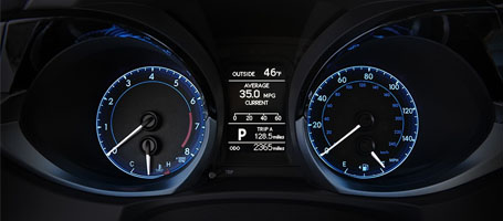 2016 Toyota Corolla Sport gauge cluster