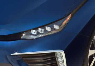 2016 Toyota Mirai LED headlamps