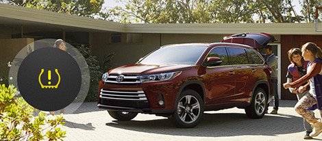 2017 Toyota Highlander Hybrid Tire Pressure Monitor System