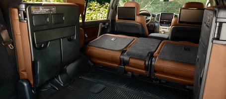 2017 Toyota Land Cruiser Foldaway Third-Row Seats