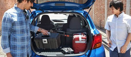 2017 Toyota Yaris Cargo space