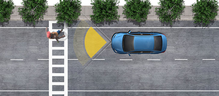 Pre-Collision System With Pedestrian Detection