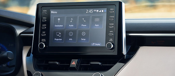 Standard Audio With An Available 8-In. Touch-Screen Display