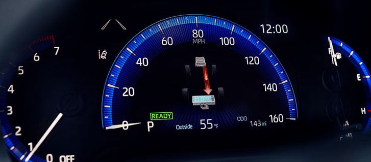 Instrument Cluster 7-In. Multi-Information Display Screen