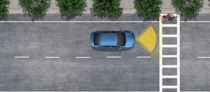 Pre-Collision System with Pedestrian Detection