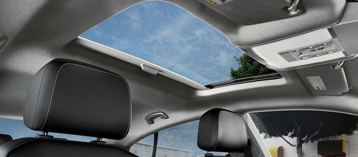 Power Tilting/Sliding Panoramic Sunroof