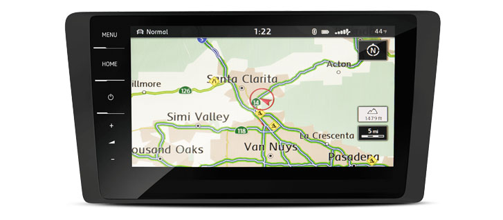 Discover Pro Touchscreen Navigation